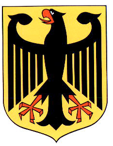 N�met Sz�vets�gi K�zt�rsas�g c�mere / Bundesrepublik Deutschland Bundeswappen